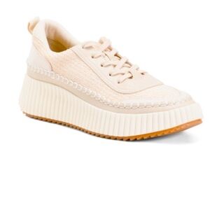 Dolce Vita Cream Platform Sneakers